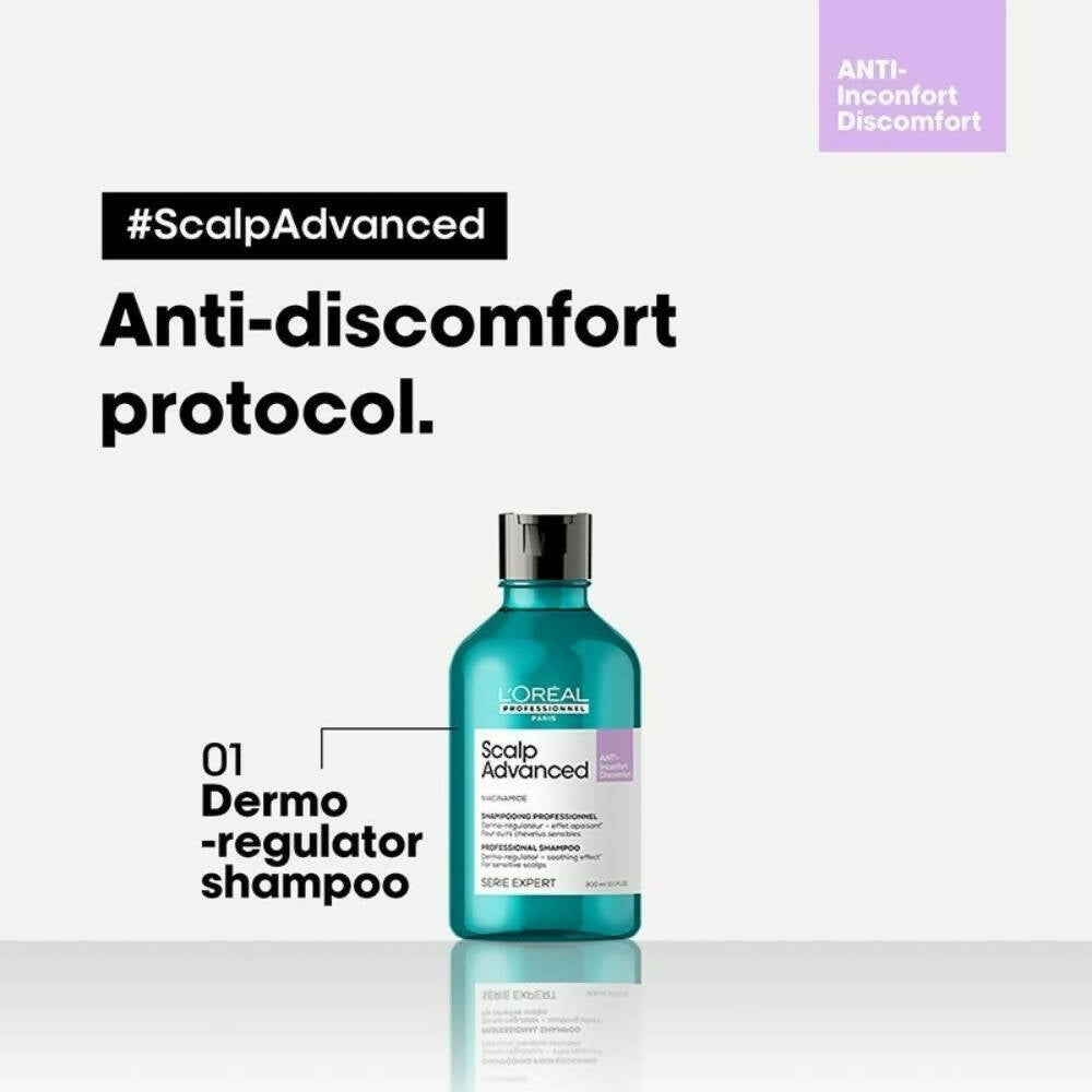 L'Oreal Paris Professionnel Scalp Advanced Anti Discomfort Dermo Regulator Shampoo | Grocsy