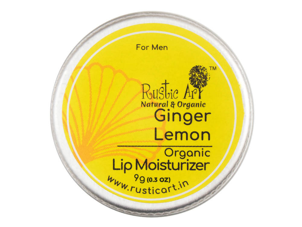Rustic Art Ginger Lemon Organic Lip Moisturizer | Grocsy