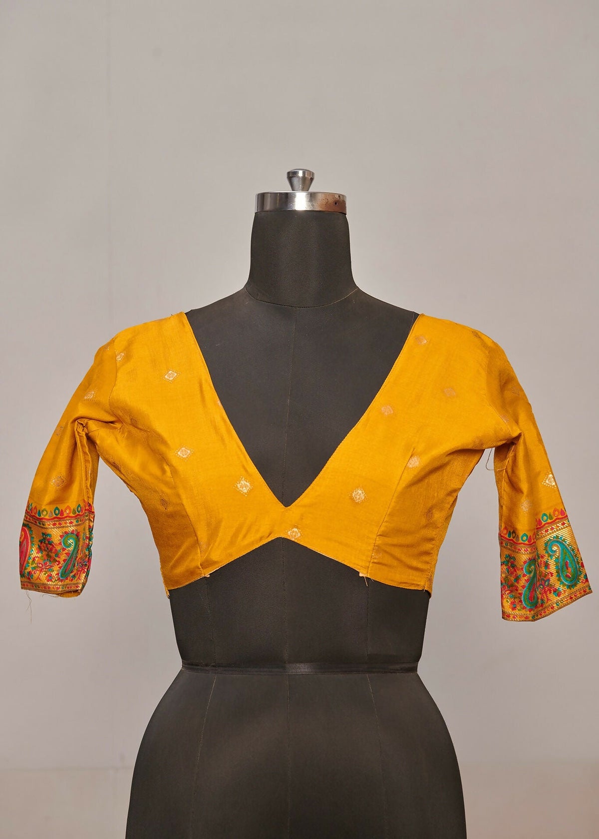 Joban Fashion Faux Chiffon Light Weight SareeMusturd Colored With Zari Border Saree | Grocsy