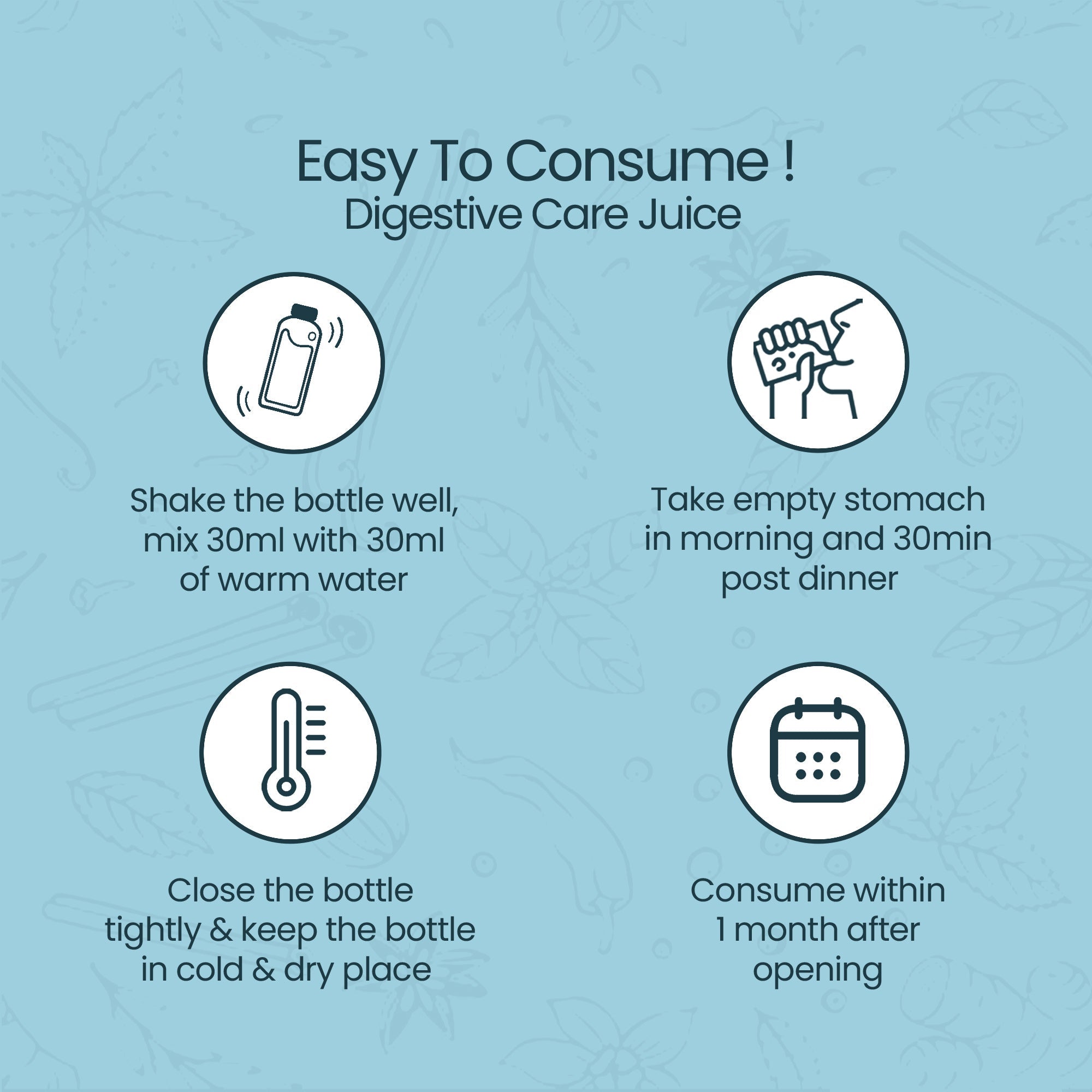 Krishna'S Herbal & Ayurveda Digestive Care Juice | Grocsy