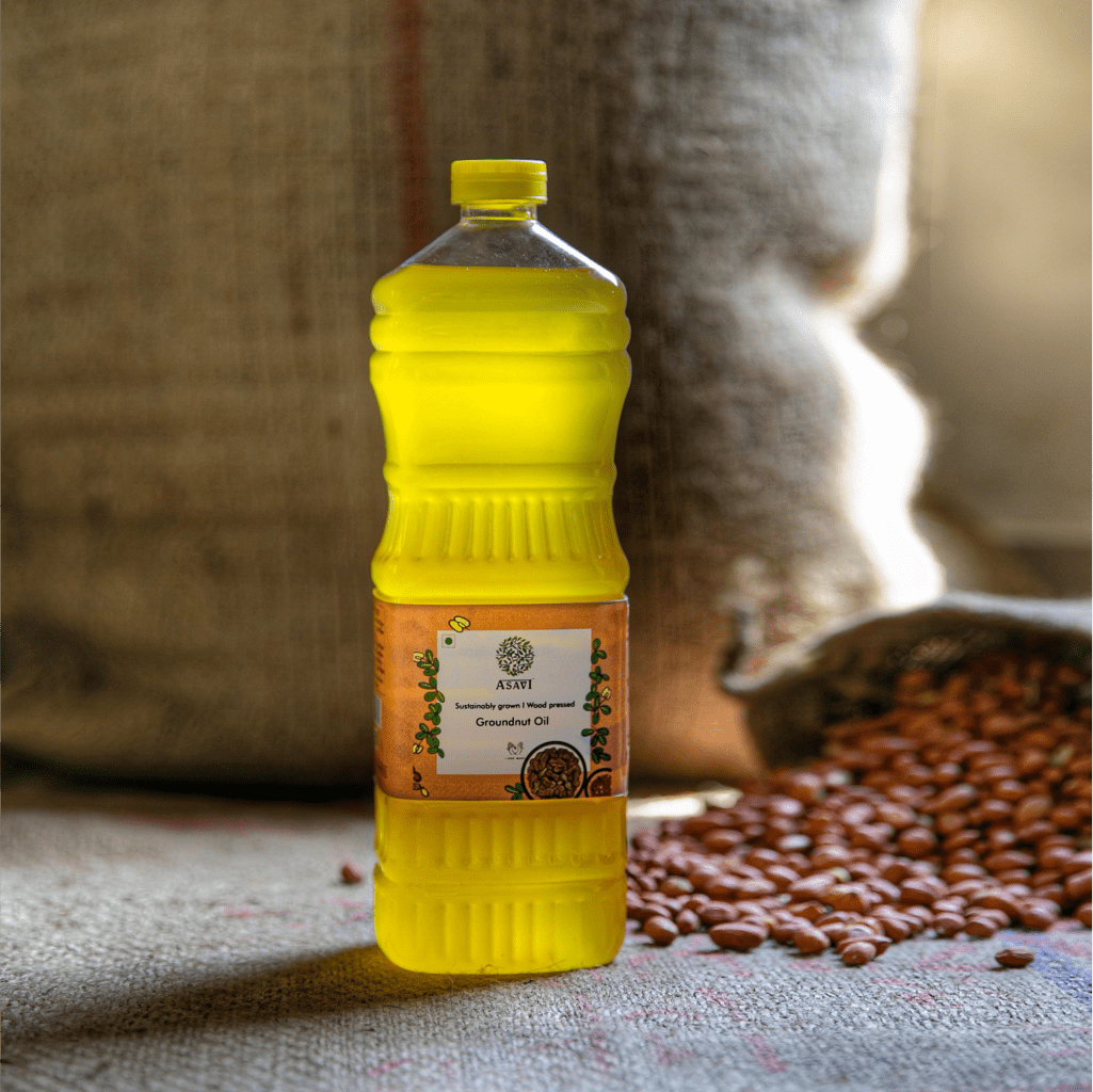 Asavi Cold Pressed Groundnut Oil | Grocsy