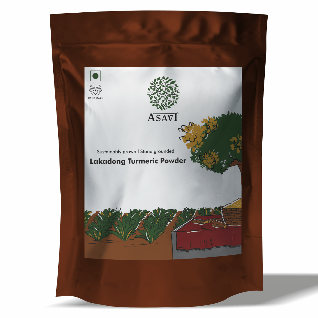 Asavi Stonemade Lakadong Turmeric Powder | Grocsy