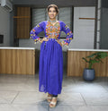 Vastranavya Blue Navratri Special Kutchi Work with Gota Patti & Mirror Work Kurti | Grocsy