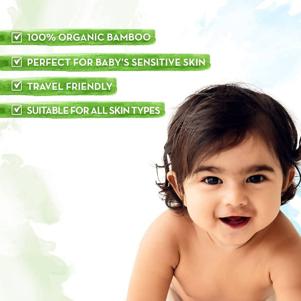 Mamaearth India's 1st Organic Bamboo Based Wipes | Grocsy