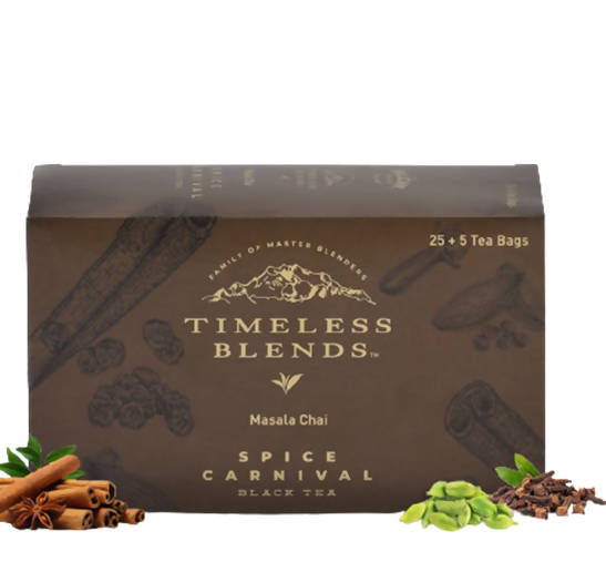The Hillcart Tales Timeless Blends Spice Carnival Black Tea Bags | Grocsy