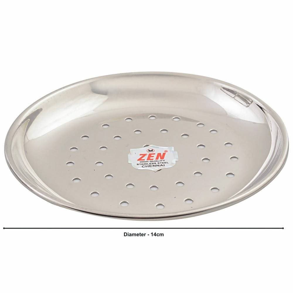Jain Stainless Steel Small Idiappam Stand - 4 Plates | Grocsy