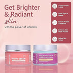 Our Cares Moisturizer With Hyaluronic Acid Vitamin E + Night Cream - Combo | Grocsy