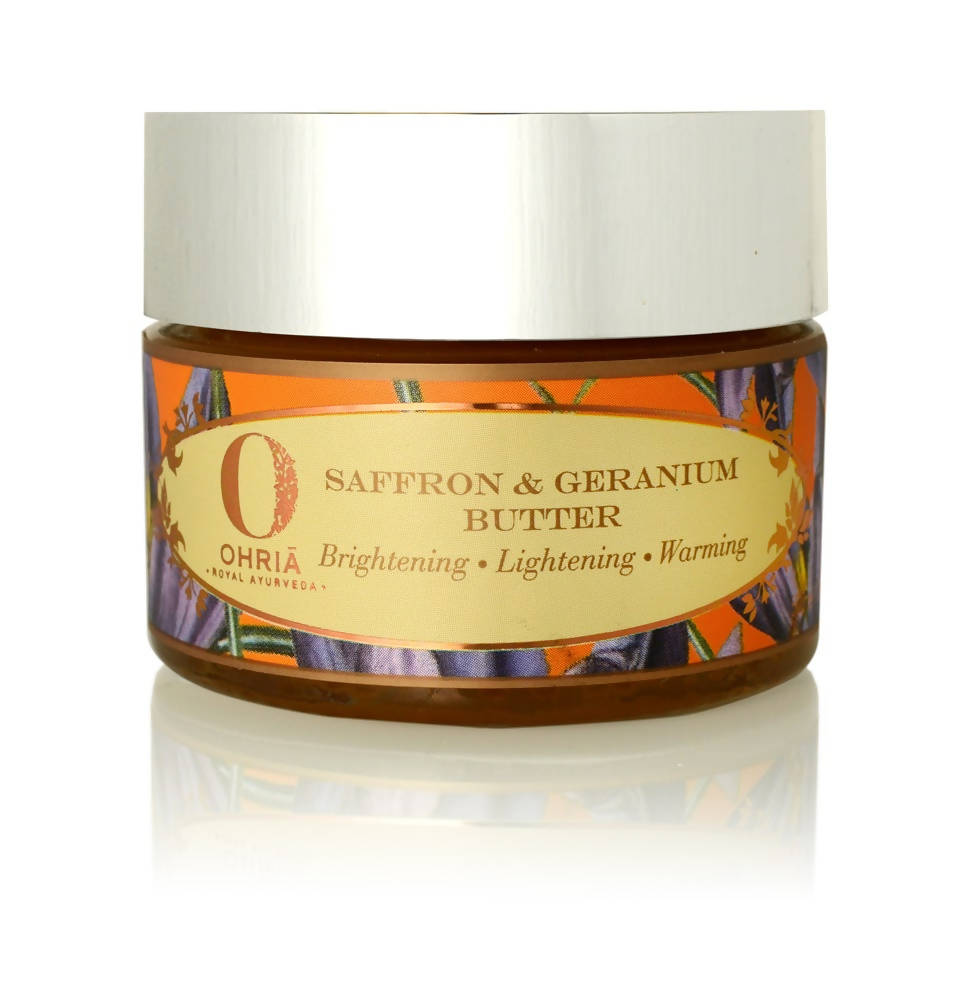 Ohria Ayurveda Saffron & Geranium Butter | Grocsy