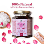 Vanalaya Gulkand Prepared using Sun Cooked Damask Rose & Cardamon | Grocsy
