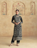 Anaita Black Premium Chinon Embroidered Sequin Work Ready Made Suit | Grocsy
