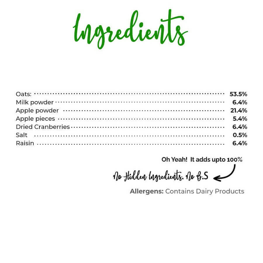 The Taste Company Apple Oat Meal | Grocsy
