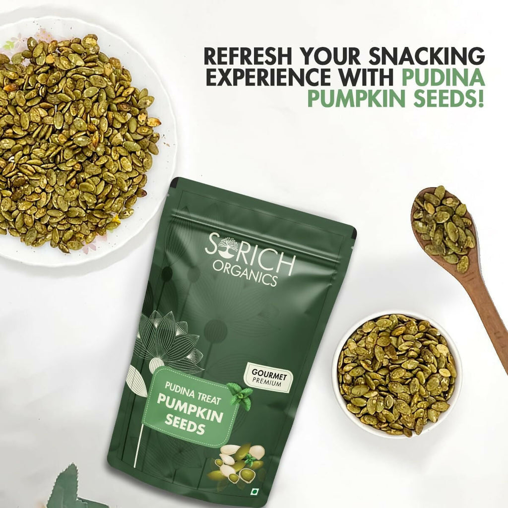 Sorich Organics Pudina Treat Pumpkin Seeds | Grocsy