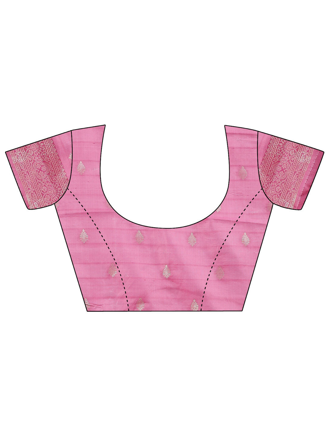 Shree Shyam Fashion Sajni Pink Linen Cotton Saree | Grocsy