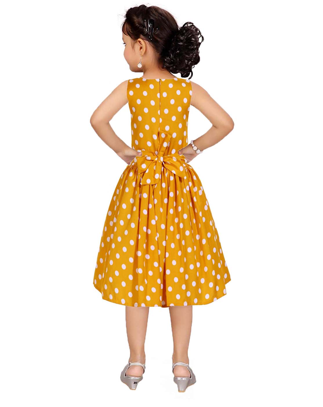 Asmaani Kids Party Wear Stylish Dresses, Perfect for Parties, Functions & Vacations - Yellow | Grocsy