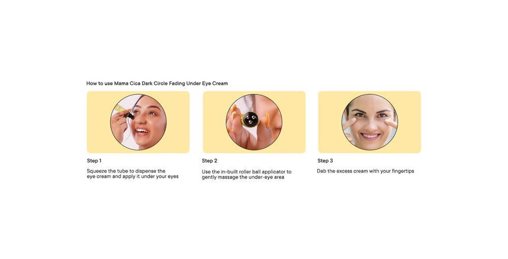 Quench Mama Cica Dark Circle Fading Under Eye Cream - Korean Skincare | Grocsy