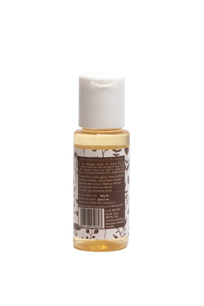 Rustic Art Cold Pressed Almond Nut Oil | Grocsy