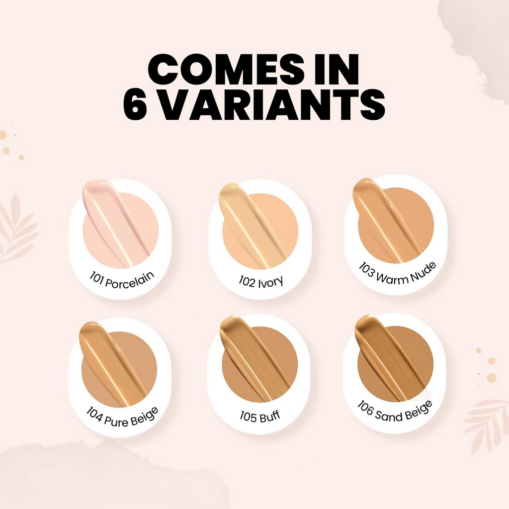 MARS Cosmetics Blossom Soft Matte Full Coverage Foundation - 01 Porcelain | Grocsy