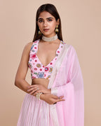 Lehenga Mart Designer Wedding Lehenga Choli For Women - Baby Pink | Grocsy