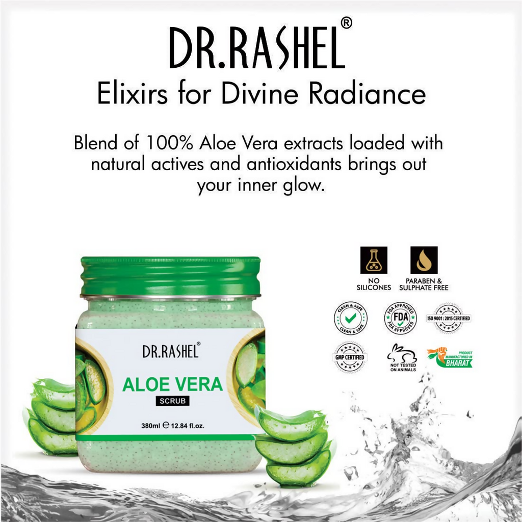 Dr.Rashel Aloe Vera Scrub For Face And Body | Grocsy