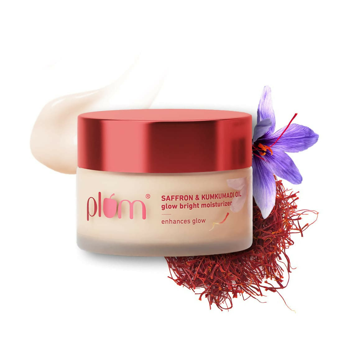 Plum Saffron & Kumkumadi Oil Daily Glow Bright Moisturizing Cream | Grocsy