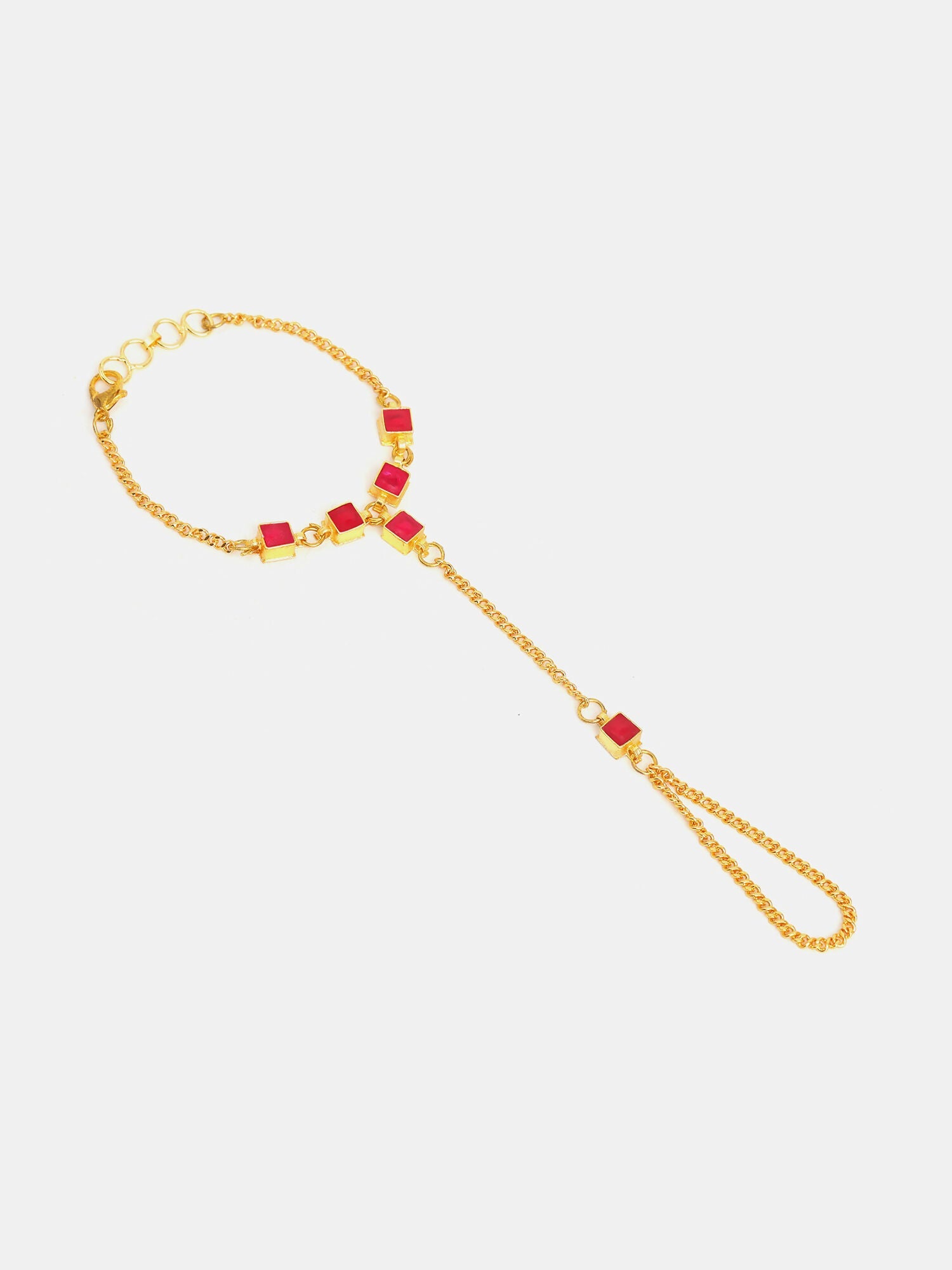 Ruby Raang Aura Hand Chain | Grocsy