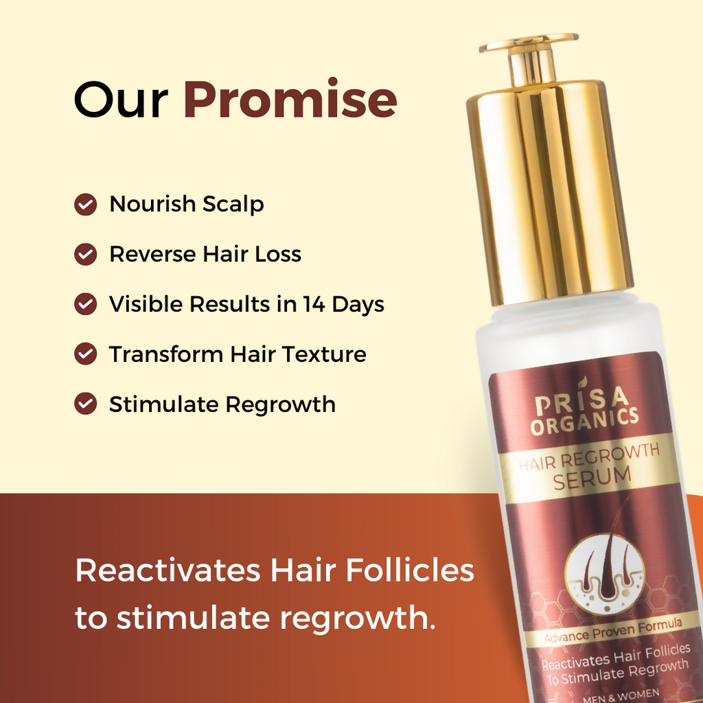 Prisa Organics Hair Re Growth Serum | Grocsy