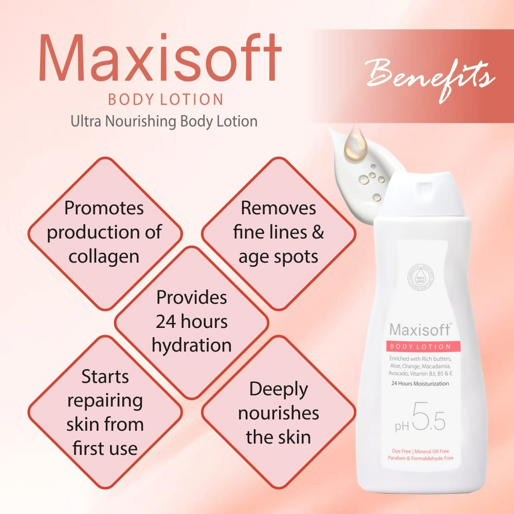 Maxisoft Body Lotion Deep Nourishing Skin Brightening | Grocsy