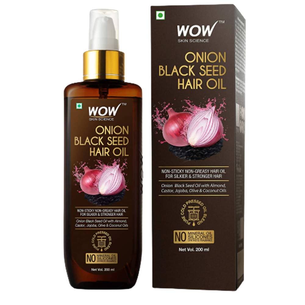 Wow Skin Science Onion Black Seed Oil Hair Care Ultimate 4 Kit | Grocsy