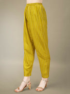 Jyoti Fashion Women's Yellow Rayon Embroidery & Sequence work Kurta with Trouser & Dupatta | Grocsy