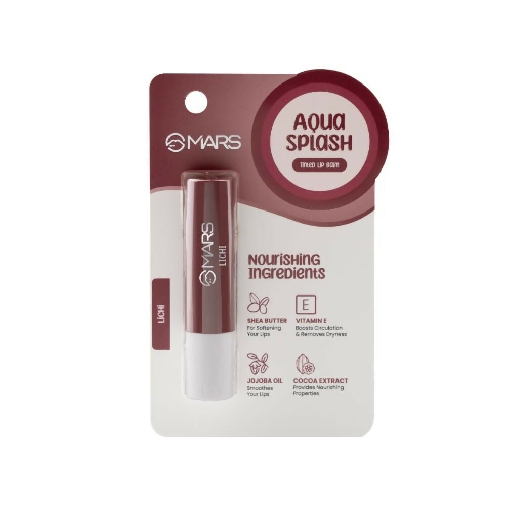MARS Cosmetics Aqua Splash Tinted Lip Balm - 07 Lichi | Grocsy