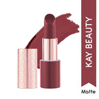 Kay Beauty By Katrina Kaif Matte Drama Long Stay Lipstick - Wrap Up | Grocsy