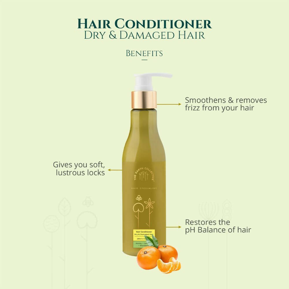 The Earth Collective Hair Conditioner - Dry and Damaged Hair | Grocsy