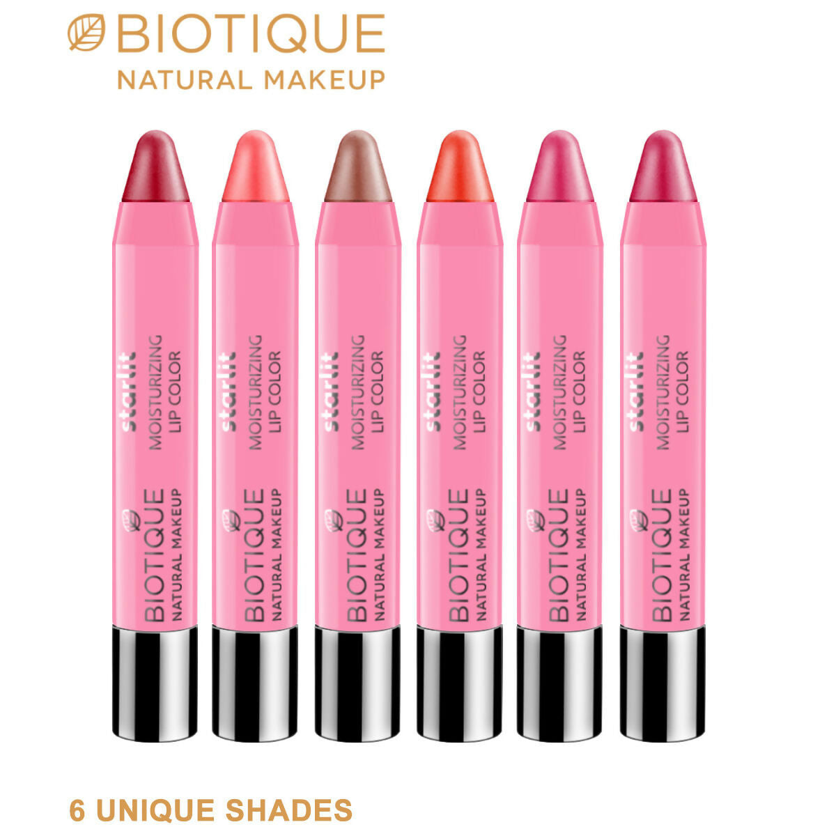 Biotique Starlit Moisturising Lipstick - Coral Dew | Grocsy