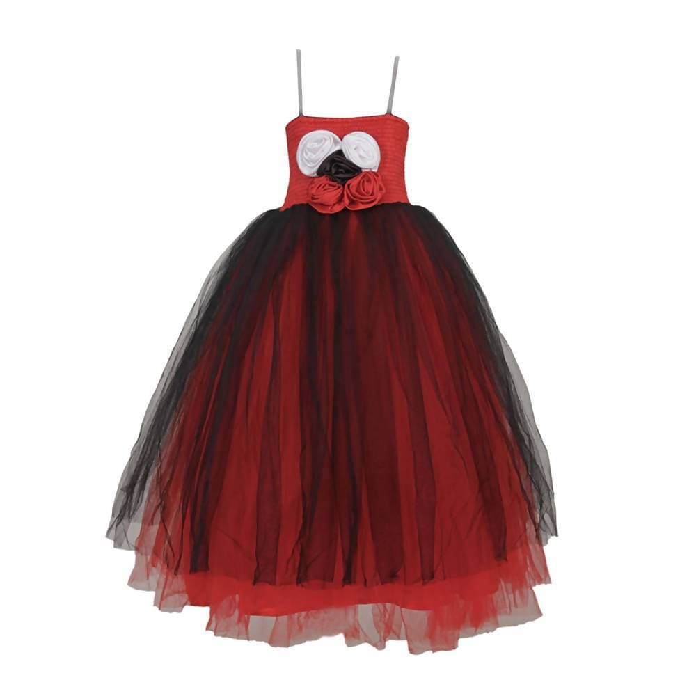 Asmaani Baby Girl Maroon Color Designer Frock (AS-DRESS-220252) | Grocsy