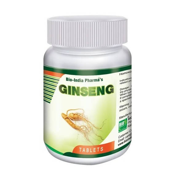 Bio India Homeopathy Ginseng Tablets | Grocsy
