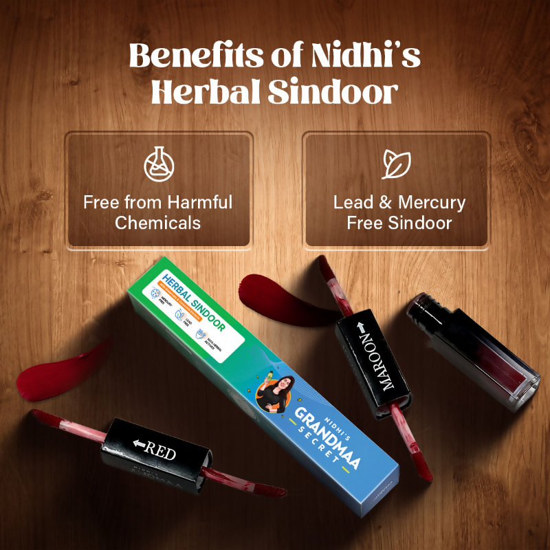 Nidhi's Grandmaa Secret Herbal Sindoor | Grocsy