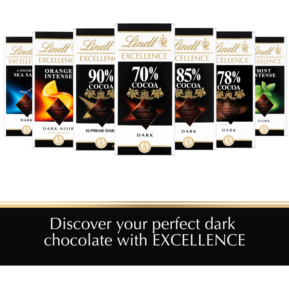 Lindt Excellence 90% Cocoa Dark Supreme Chocolate | Grocsy