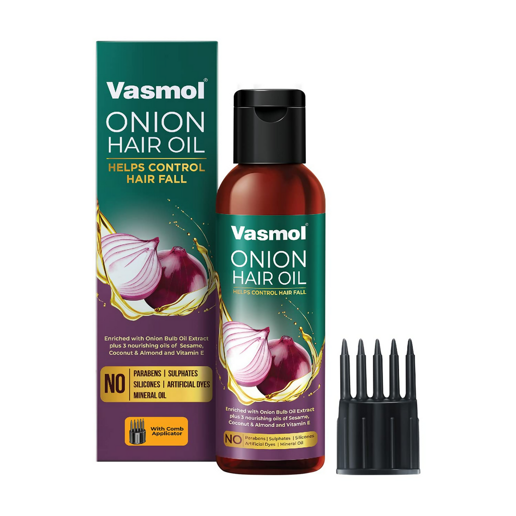 Vasmol Onion Hair Oil | Grocsy