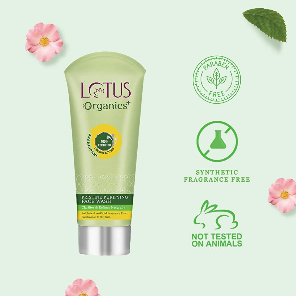 Lotus Organics+ Pristine Purifying Face Wash | Grocsy