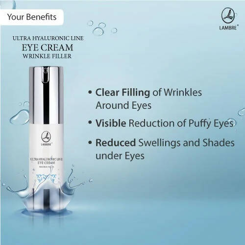 Lambre Ultra Hyaluronic Line Eye Cream Wrinkle Filler | Grocsy