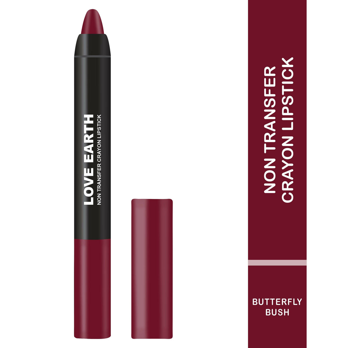 Love Earth Non Transfer Crayon Lipstick-Butterfly Bush | Grocsy