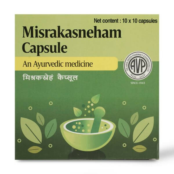 AVP Ayurveda Misrakasneham Capsules | Grocsy