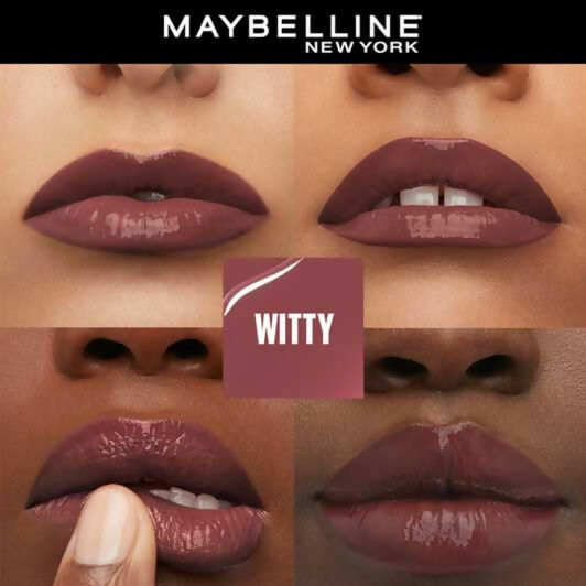 Maybelline New York Super Stay Vinyl Ink Liquid Lipstick, Instant Shine Lasts Up To 16H - 40 Witty | Grocsy