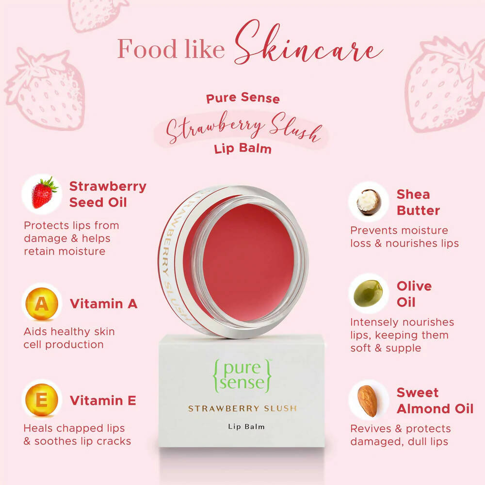 PureSense Strawberry Slush Lip Balm | Grocsy