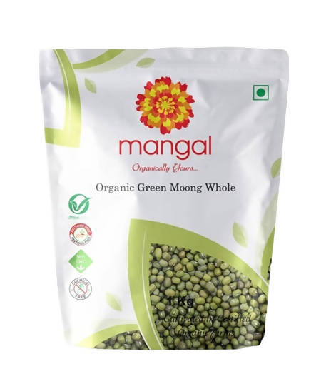 Mangal Organics Green Moong Whole | Grocsy