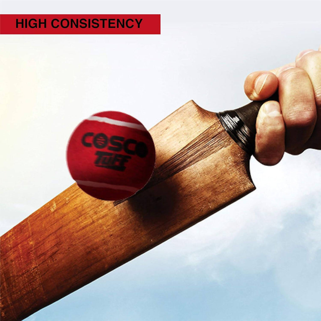Cosco Tuff Heavy Weight Ball - Red (Pack of 6) | Grocsy
