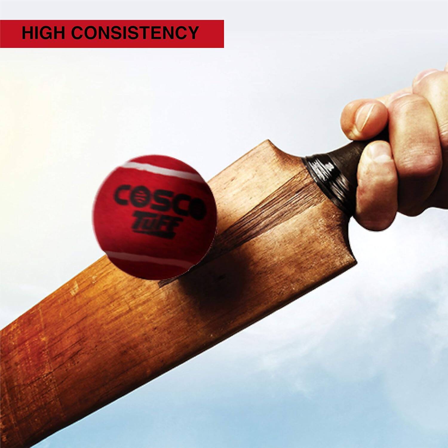 Cosco Tuff Heavy Weight Ball - Red (Pack of 6) | Grocsy