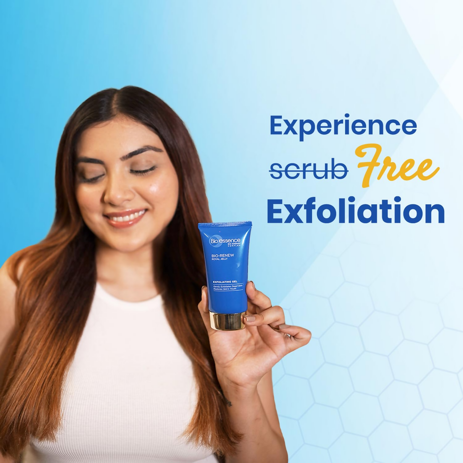 Bio Essence Scrub Free Exfoliation Gel Cleanser|Royal Jelly | Grocsy