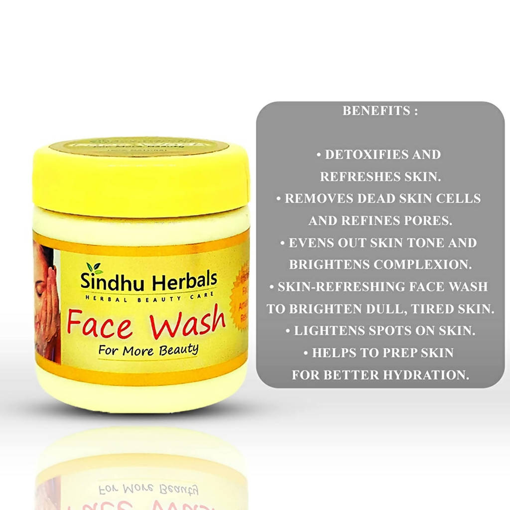 Sindhu Herbals Face Wash - For More Beauty | Grocsy