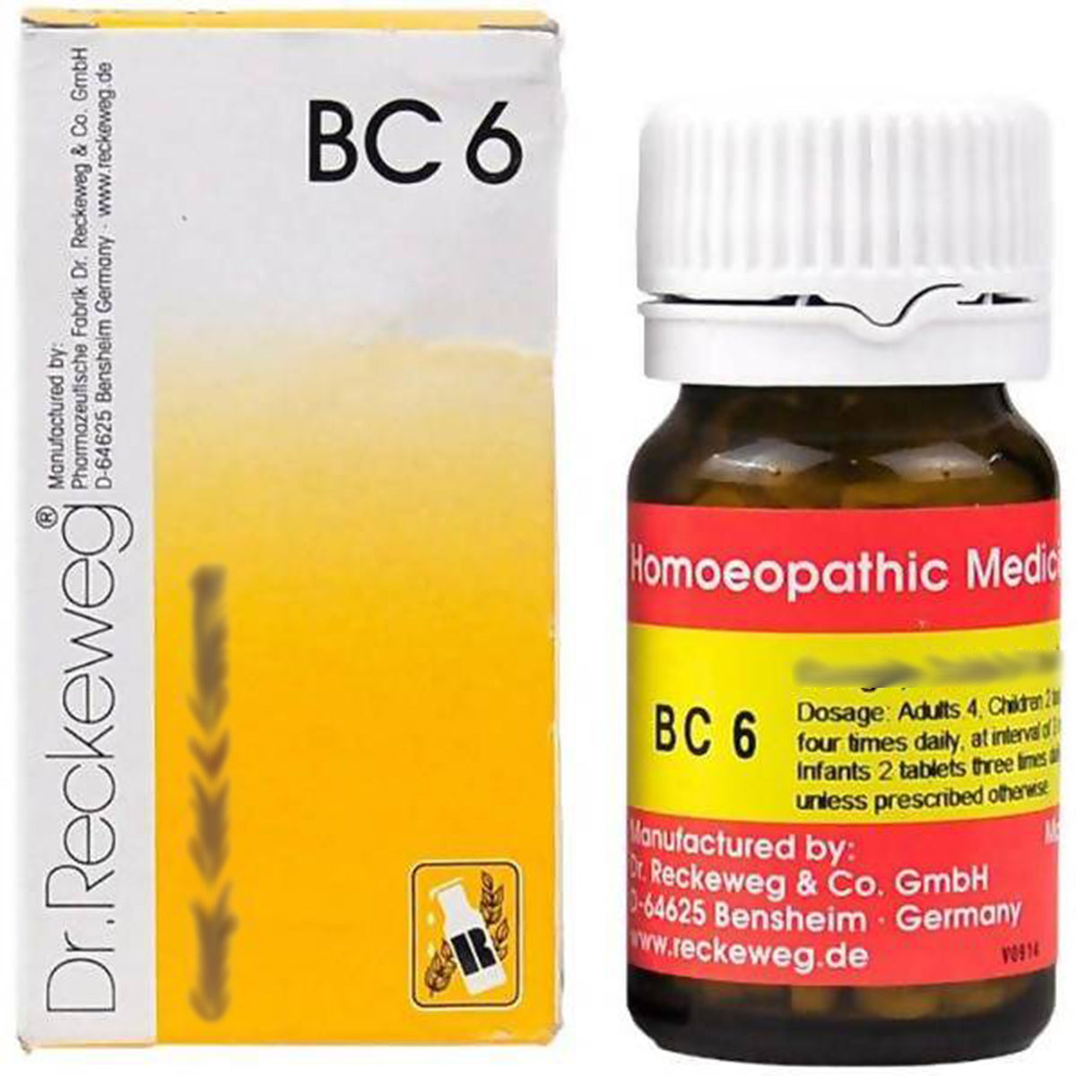 Dr. Reckeweg Bio Combination 6 (BC 6) Tablet | Grocsy